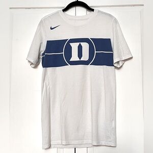 Nike Duke Blue Devils T Shirt Legend Basketball Icon Performance White men's S